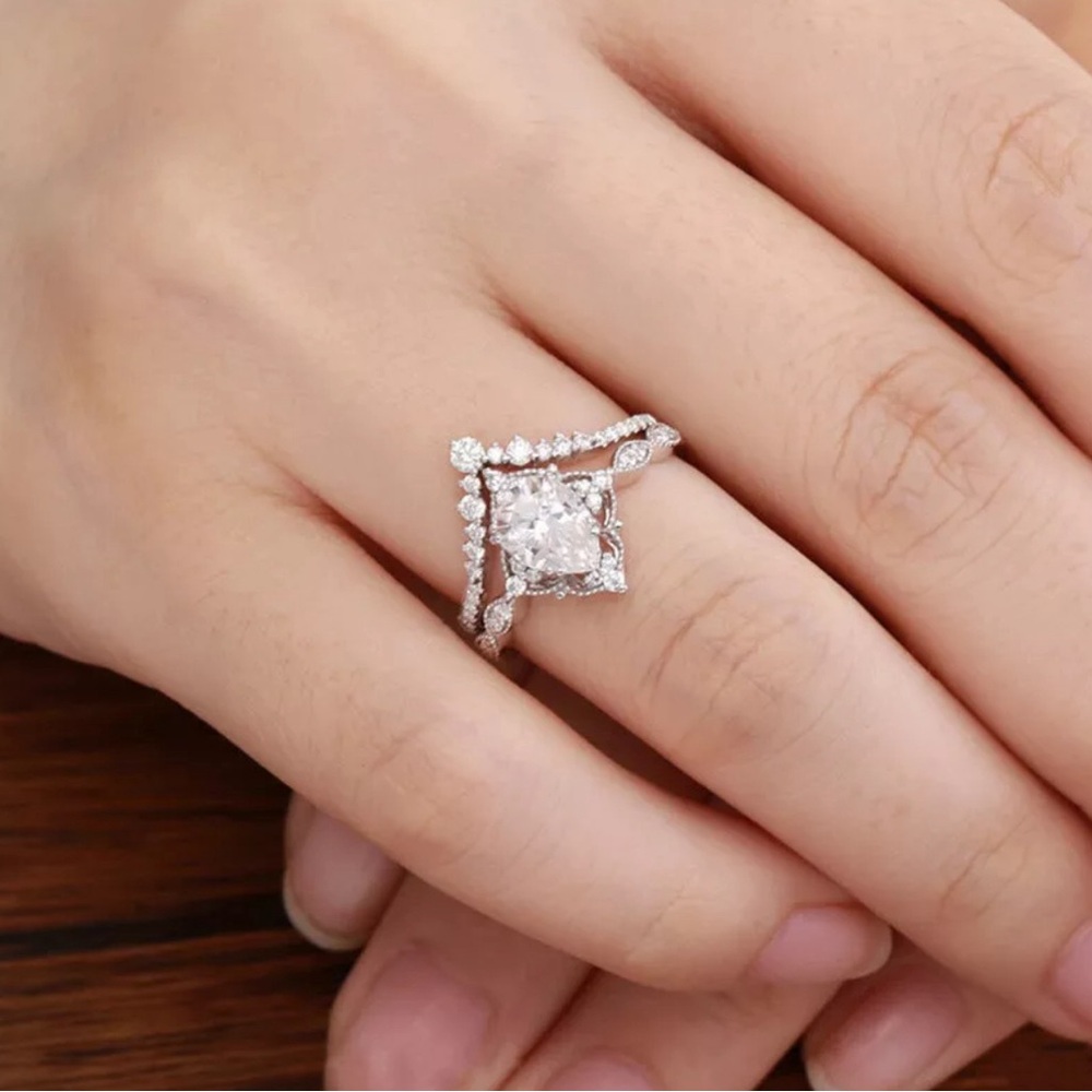 Mother’s Day FLASH SALE ✨Elegant Silver Diamond Ring